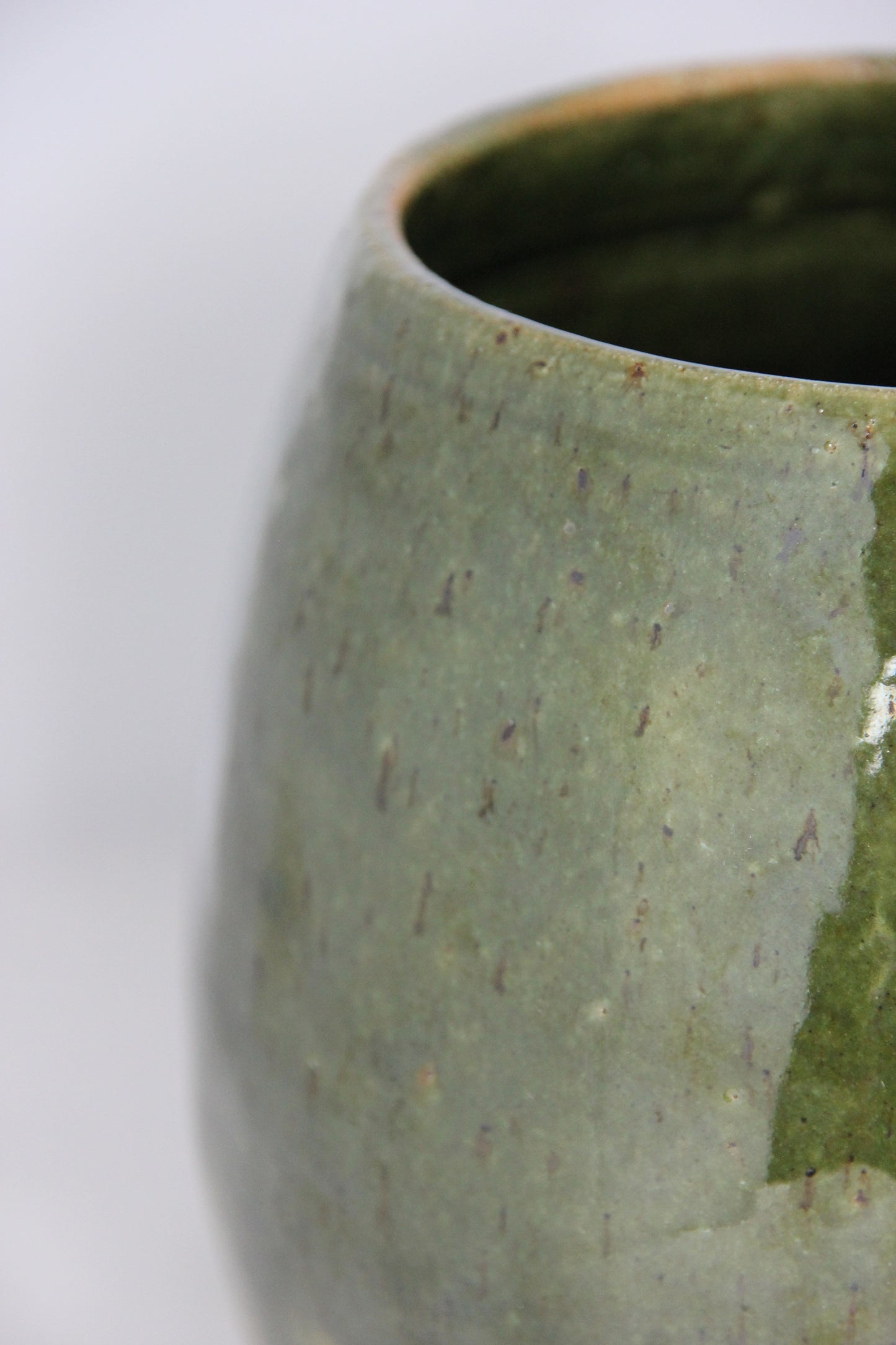 Grønn vase/krukke nr 4