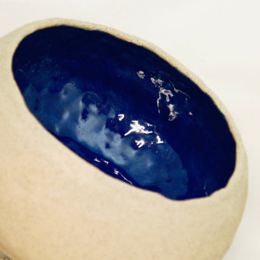 Stor koboltblå bolle