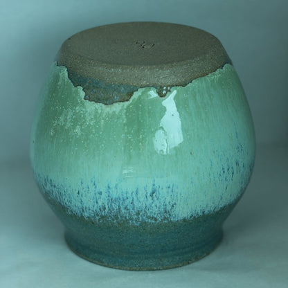 Vase/krukke blågrønne toner