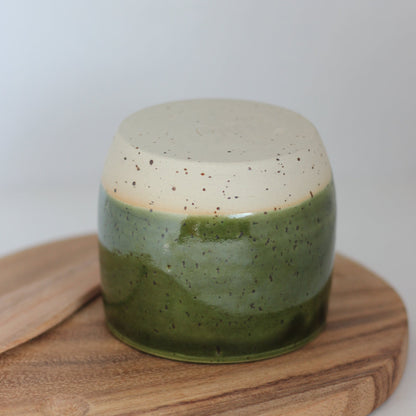 Grønn spettet tumbler