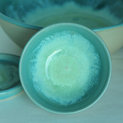 Liten bolle grønn/turkis