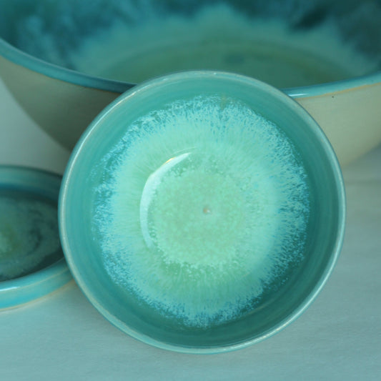 Liten bolle grønn/turkis