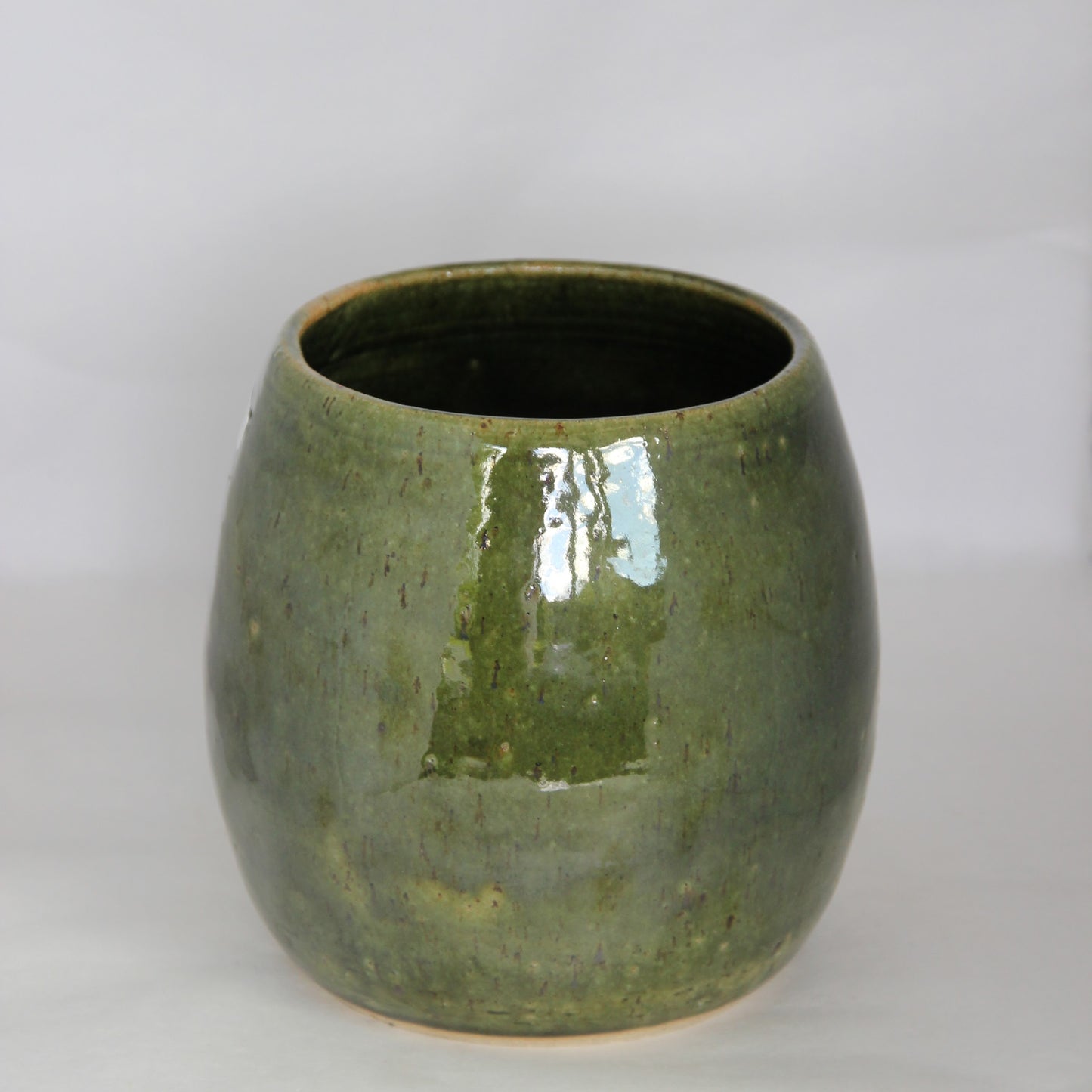 Grønn vase/krukke nr 4
