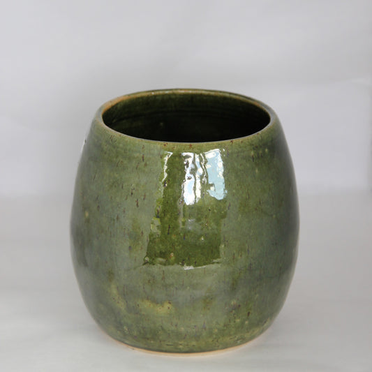 Grønn vase/krukke nr 4