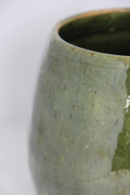Grønn vase/krukke nr 4