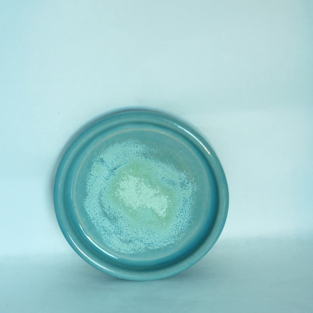 Liten skål i turkis/ grønn